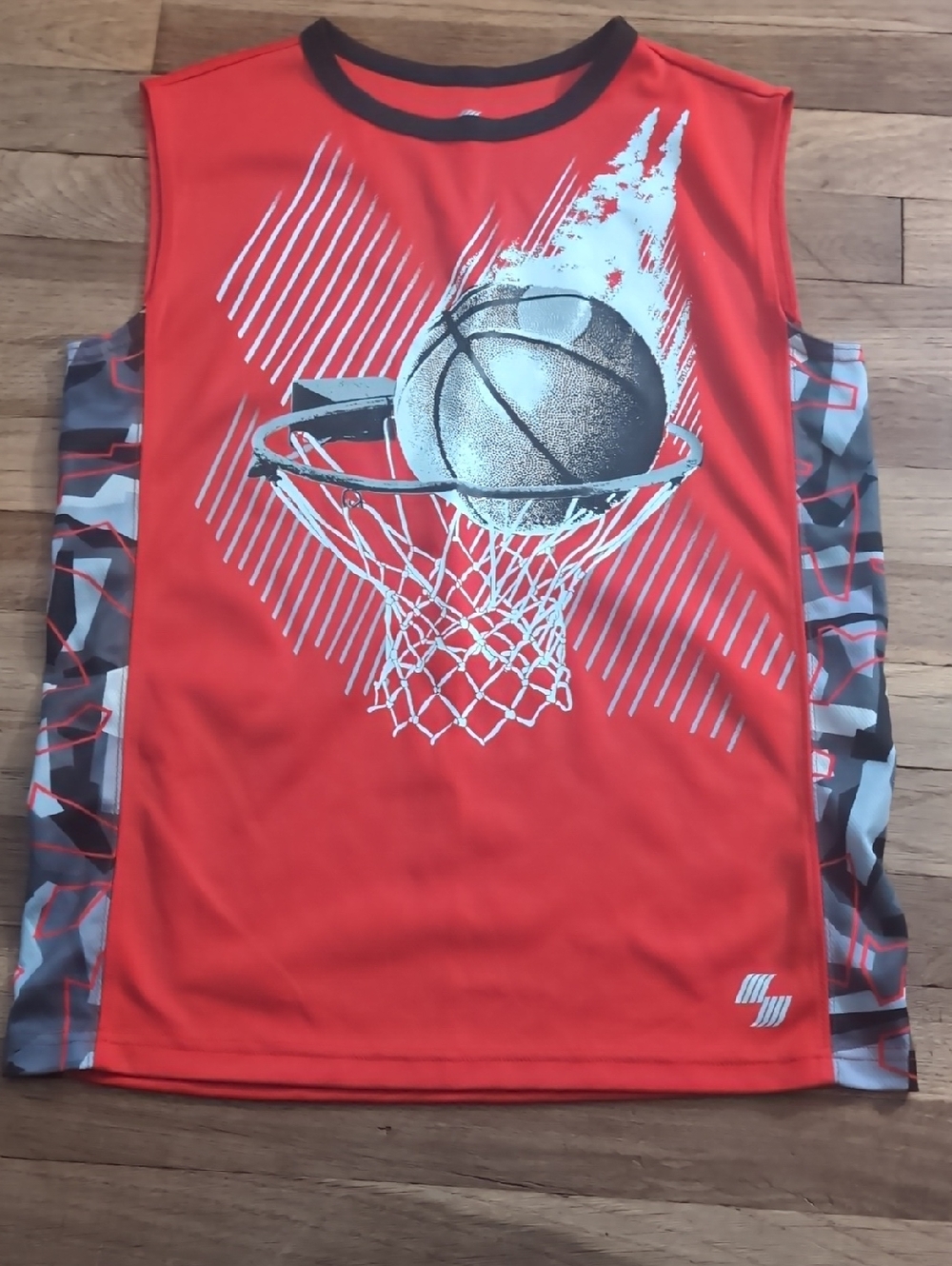 Place Sport Red Athletic Muscle Tank Tee Kids XL